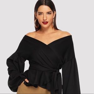 Women’s off the shoulder shirt